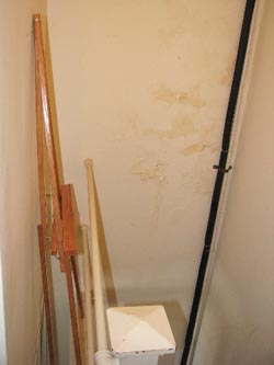 Interior water damage Interior water damage
