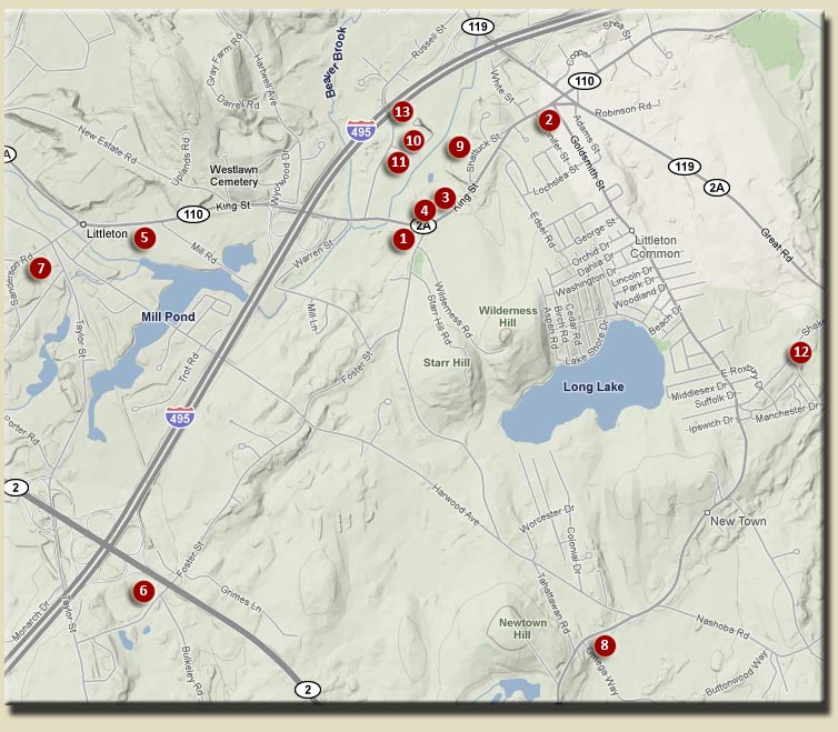 Churches and Schools Map