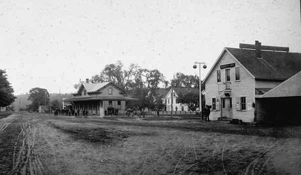 Looking northwest