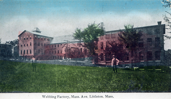 Webbing Factory Postcard