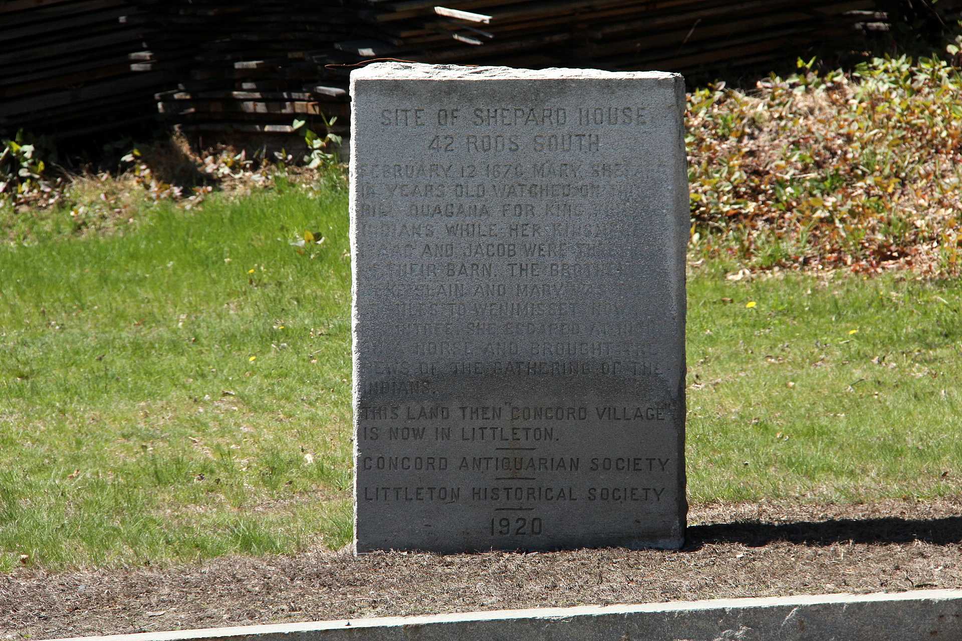 Littleton, MA Historic Plaques and Markers